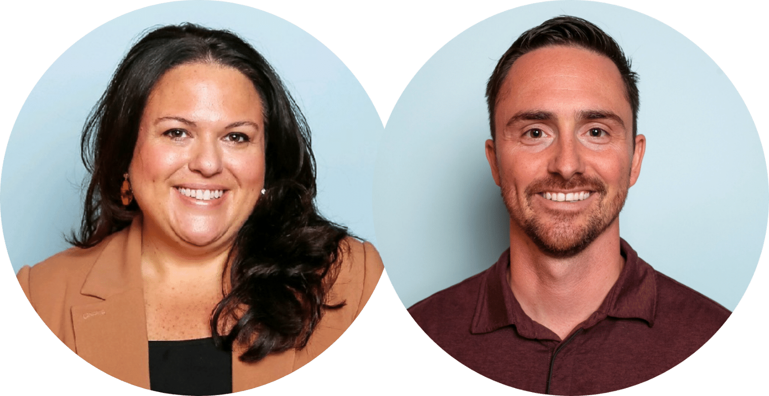 Kristine Wyatt and Ben Nallan