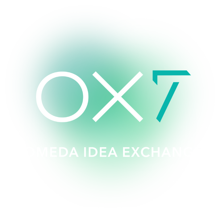 OX 7 logo with circle glow